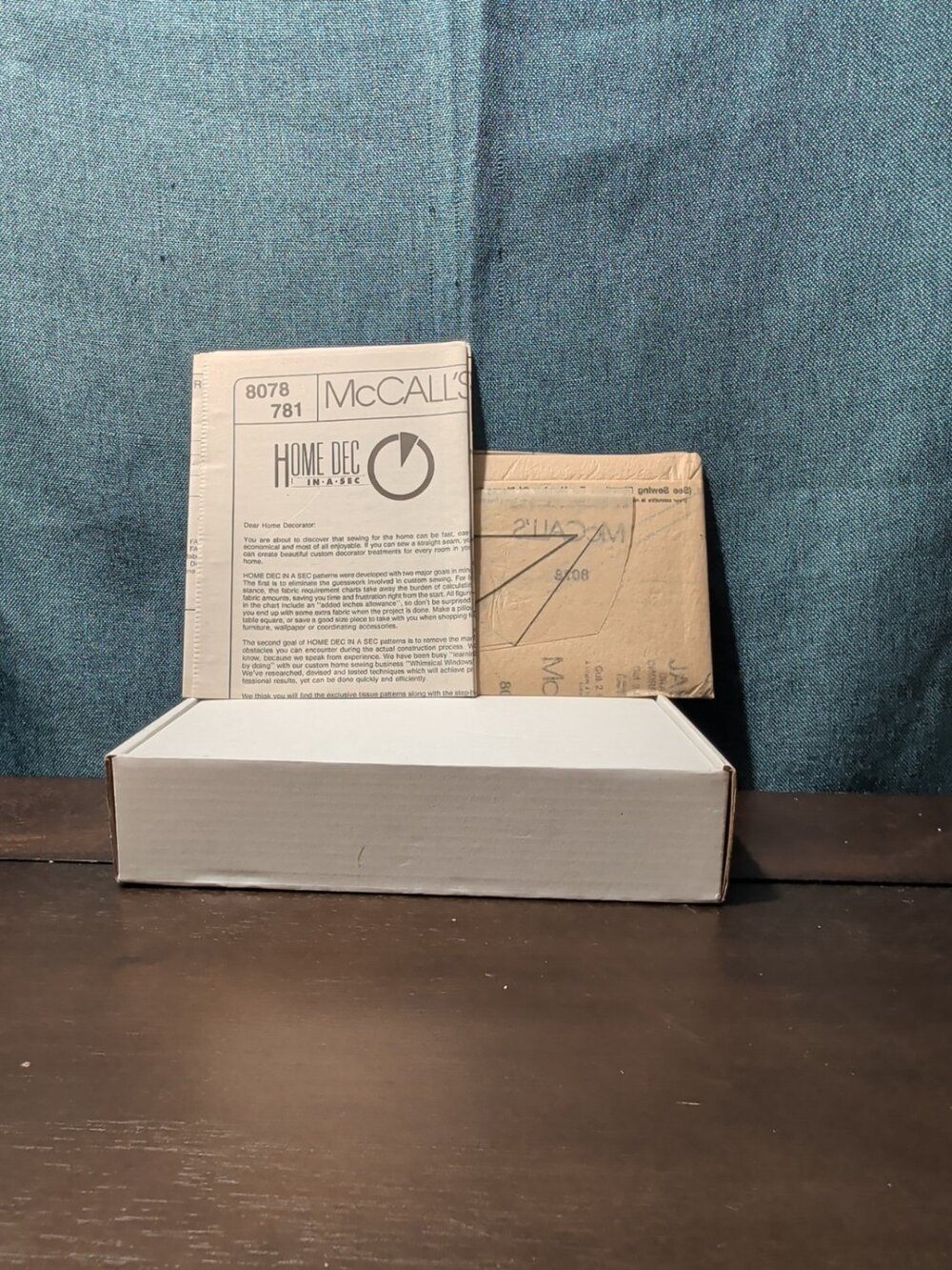 Vintage 1995 McCalls 8078 Home Dec In A Sec Window Treatment Swag Valance UNCUT - Picture 13 of 16
